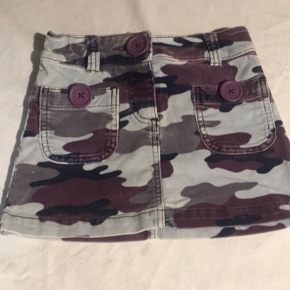 Mini Boden corduroy camouflage mini Skirt with Pockets